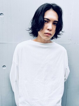 ガレージ バイ グリーン 原宿 表参道(Garage by green) メンズミディアムパーマ