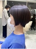美髪ヘア/大人かわいい/レイヤーボブ/インナーカラー/渋谷駅