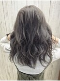 【lykke】重軽ロング×Balayage Airtouch White grey