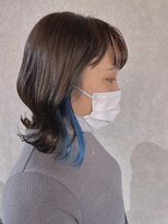 シアン 京都 烏丸店(CYAN)&nbsp;#20代30代#外ハネ#イヤリングカラー#インナーカラー#髪質改善