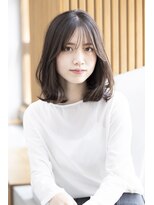 トティア 梅田(Totia)&nbsp;【Totia梅田】くびれミディアムボブ×アッシュオリーブ