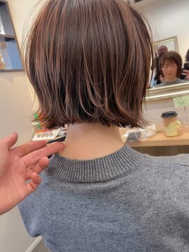 サンド 鹿児島中央(sand) 黒髪/グレーベージュ/レイヤーロング/前髪パーマ[鹿児島駅]