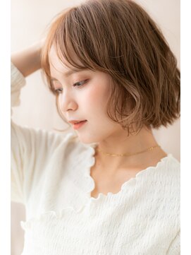 カバーヘア ブリス 大宮西口(COVER HAIR bliss) ミルクティーアッシュゆるふわ大人ボブパーマZ大宮20代30代40代