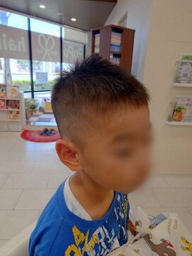 ポポヘアー(PoPo hair) 子供カット(前髪短めソフトモヒカン)