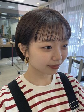 リル 茅ヶ崎(Liru:) 【よしだりこ】ブリーチなしダブルカラー/透明感カラー