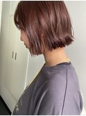 赤髪ボブ