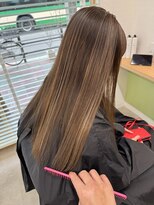 オリビアヘアー(OLIVIA HAIR) ハイライトベージュロングver