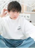 くせ毛風シースルーレイヤーカットマッシュm3越谷20代30代40代