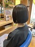 人気no.3【明るく白髪染め】カット+和漢カラー+髪質改善トリートメント