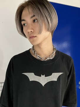 バックボッカー(BACK BOCKER) シャドウルーツ×シルバーグレー[ブリーチ/レイヤーカット/静岡]