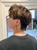 ラレイ ハラジュク(Lalei harajuku)&nbsp;【白石】センターパート/毛流れパーマ/前髪立ち上げパーマ