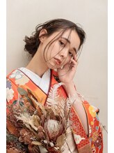 シャルメ 池袋(CHARMER)&nbsp;大人シニヨンスタイル！ヘアセットの定番！成人式や結婚式にも♪