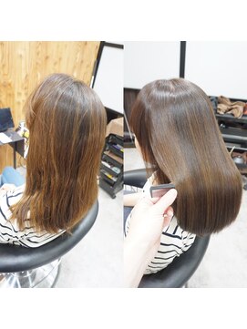 ヘアテリア リュウ 大塚(hair teria ryu) 縮毛矯正/髪質改善/艶髪ストレート/艶カラー