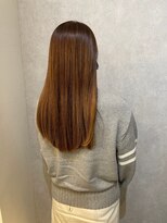 ウィスプ 赤羽店(wisp)&nbsp;秋の艶髪ストレート×髪質改善ケアカラー ブラウン#3