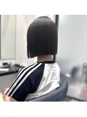 多毛・癖毛でもまとまるボブにできます