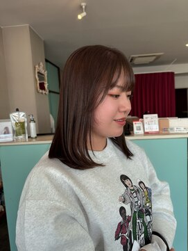 グラフィカ(GRAFICA) まろやかグレージュ×酸性ストレート