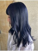 ブルージュニュアンスハイトーンメルティカラーブルーブラック