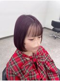 カシスラベンダーインナーホワイトカラー