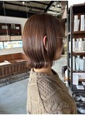 切りっぱなしレイヤーボブ×オリーブ