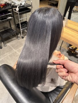 アヴァンス 深井店(AVANCE.) 髪質改善トリートメント×暗めグレー