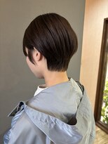 ココカラヘアー ニコ(cococara hair nico)&nbsp;ショートヘア/アッシュブラウン/耳掛けショート