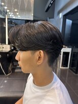 フルショウ 梅田(FURUSHO) ニュアンスパーマ×センターパート