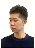 刈り上げ ツーブロ カジュアル メンズパーマ アイロン