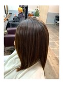 縮毛矯正 セミロング