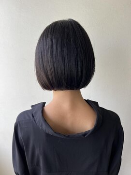 セルカ 高田馬場(CERCA) ナチュラルボブ/切りっぱなし/大人ボブ/グレージュ/髪質改善