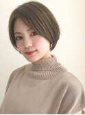 ♪大人可愛い30代40代50代小顔マッシュショートボブウルフカット