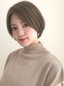 ♪大人可愛い30代40代50代小顔マッシュショートボブウルフカット