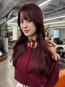 ニコ トウキョウ 渋谷(nico TOKYO) ミディアムレイヤーカット顔周りレイヤーウルフハッシュカット