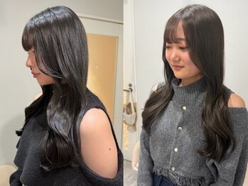 ピヨン 心斎橋(piLLon)の写真/カラーに合わせたベストシルエットだから、さらに可愛くお洒落にキマる♪［難波/難波駅/インナーカラー］