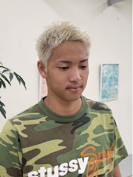 ヌープヘアーアイス(NUUP.hair ici) ◎ワイルドパーマ×スパイキーショートで個性派スタイル