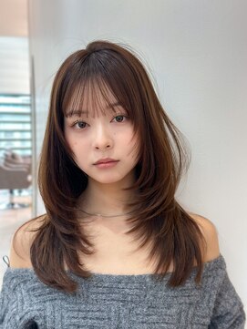 ライズ ネックス ザ サロン 渋谷(LIZE nex the salon) 【ロングヘア 韓国ヘア 前髪なし #33】#渋谷駅#韓国#髪質改善