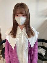  fit stand 千葉/ショートボブ/カット/パーマ/ダブルカラー/トリートメント/縮毛矯正&nbsp;イメチェン/ピンクベージュ/アンブレラカラー[千葉]