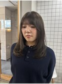 透明感オリーブカラー
