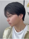 横浜ニュアンスパーマフェザーパーマ毛流れセンターパート40代