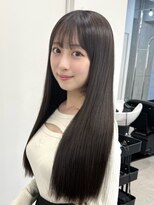 セラン 表参道(Celan)&nbsp;表参道/縮毛矯正/髪質改善/20代/グレージュミディアムレイヤー