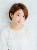 ナチュラルボブ×ナチュラルブラウン×ストレートボブ