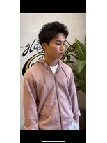 ヘアーガーデンルート(HairgardenROOT)&nbsp;スパイキーショート&パーマ