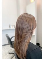 ヘアーフォーカス&nbsp;顔周りレイヤー×髪質改善縮毛矯正で叶うサラ艶ロング