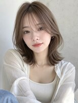 ノア(NOA) 【NOA】韓国風くびれミディ小顔顔まわりレイヤー