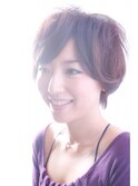 滝川クリステル風ショート（働くママ主婦人気）