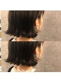 【佐藤詩穂】お客様カラーカット！外ハネボブ