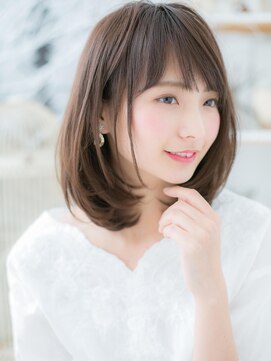 カバーヘア 上尾西口店(COVER HAIR) *mod's上尾*斜めバングの好感★ワンカールセミディa!