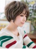■シースルー前髪xアニメカラーグラボブ108-4★上尾20代30代40代