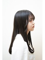 スミール(Smil)&nbsp;アッシュブラウン大人かわいいロングボブ