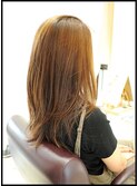 カット＋海洋深層水縮毛矯正ストレート（クリスタル縮毛矯正）