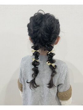 ピース(PEACE) キッズヘアアレンジ